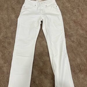 Levi's Women's Straight Leg White Jeans